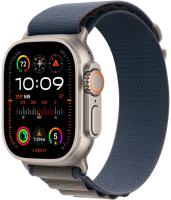 Apple Watch Ultra 2 49 мм, корпус из титана, ремешок Alpine (S) Синий