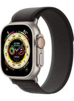 Apple Watch Ultra 49 мм, корпус из титана, ремешок Trail (S/M) Черный/Серый