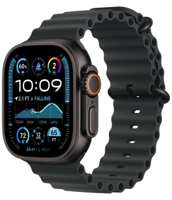 Умные часы Apple Watch Ultra 2 49mm GPS + Cellular, Black Titanium (Черный титан), Black Ocean Band 